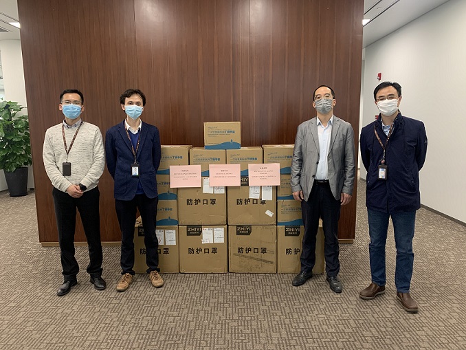 AG旗舰厅向西班牙下属企业运送大批防疫物资
